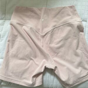 Women's Light Pink Athletic Shorts